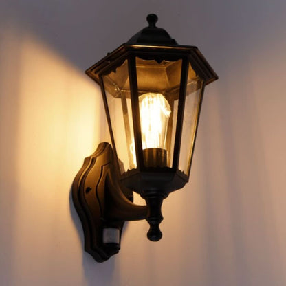 Rynx | Glow Sensor - Outdoor Wall Lamp Black with Motion Sensor