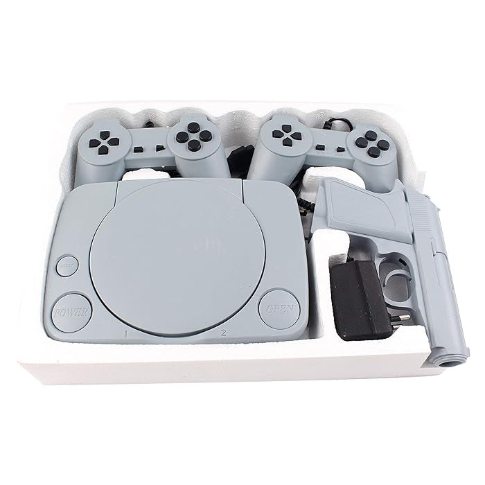 Rynx | TV Video Game | TV Video Game Set for Kids with Duck Hunting Rifle for all CRT and LED/LCD/Plasma TVs. (Rifle only works with CRT TVs) -8bit