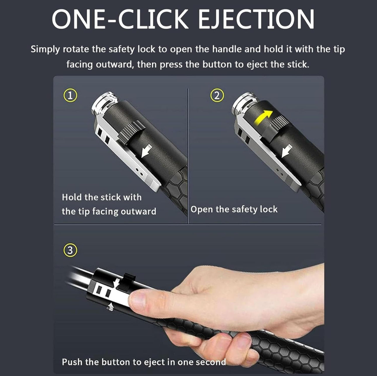 Rynx | Automatic retractable defense baton
