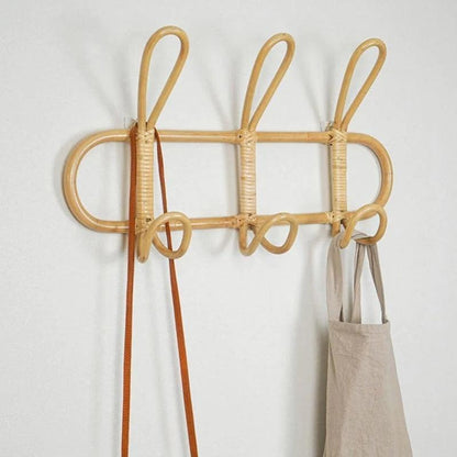 Rynx | Playful rattan wall hook for playful children's rooms