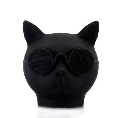 RYNX | T8 Mini Cat Shape Stereo Wireless Bluetooth Speaker, Support Hands-free / TF Card / FM(Black)