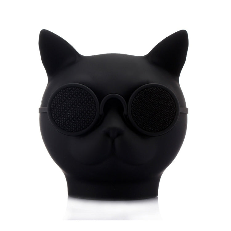 RYNX | T8 Mini Cat Shape Stereo Wireless Bluetooth Speaker, Support Hands-free / TF Card / FM(Black)