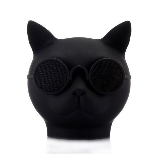 RYNX | T8 Mini Cat Shape Stereo Wireless Bluetooth Speaker, Support Hands-free / TF Card / FM(Black)