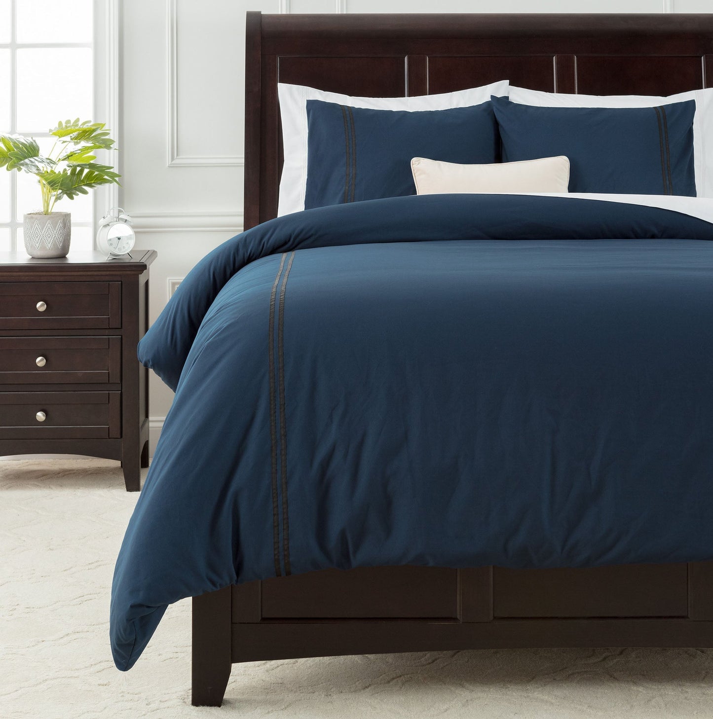 Rynx | Bordered Ribbon Duvet Cover Set