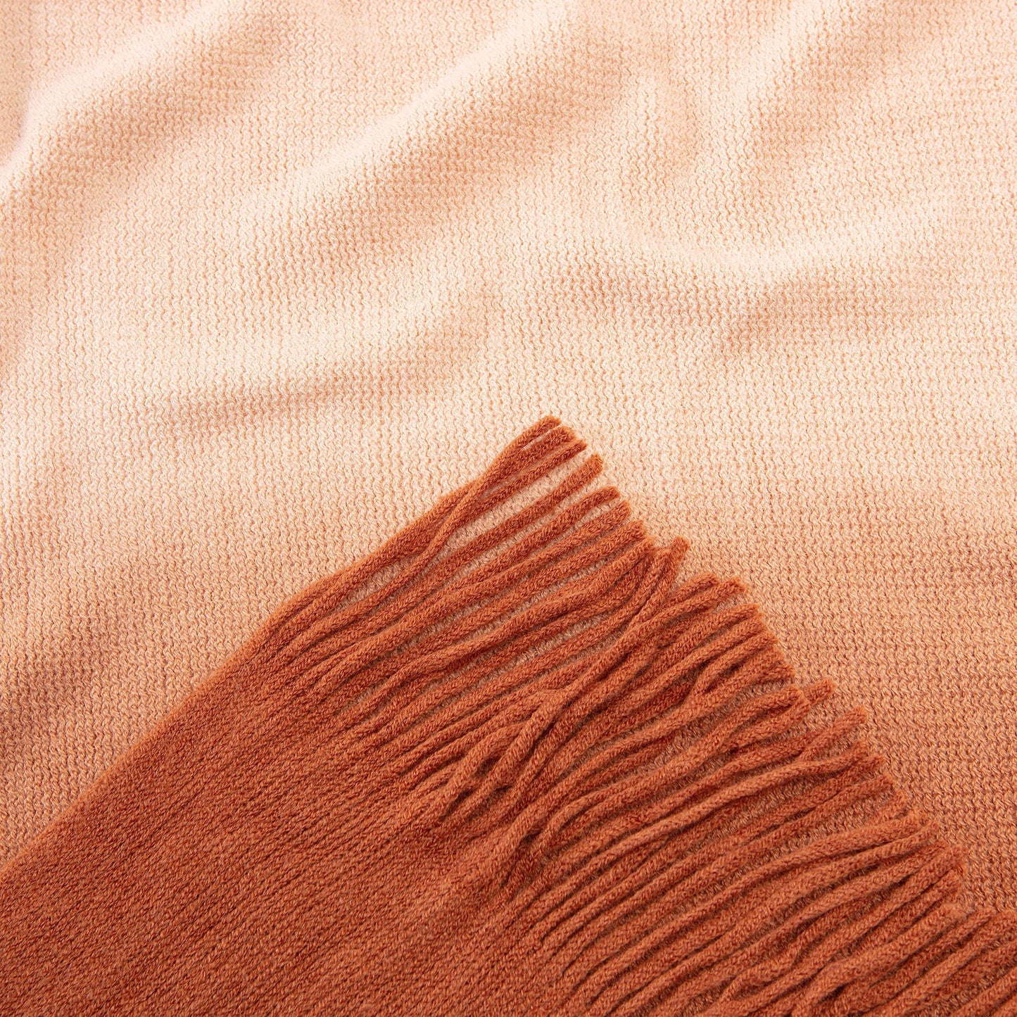 Rynx | Ombre Fringe Throw Blanket