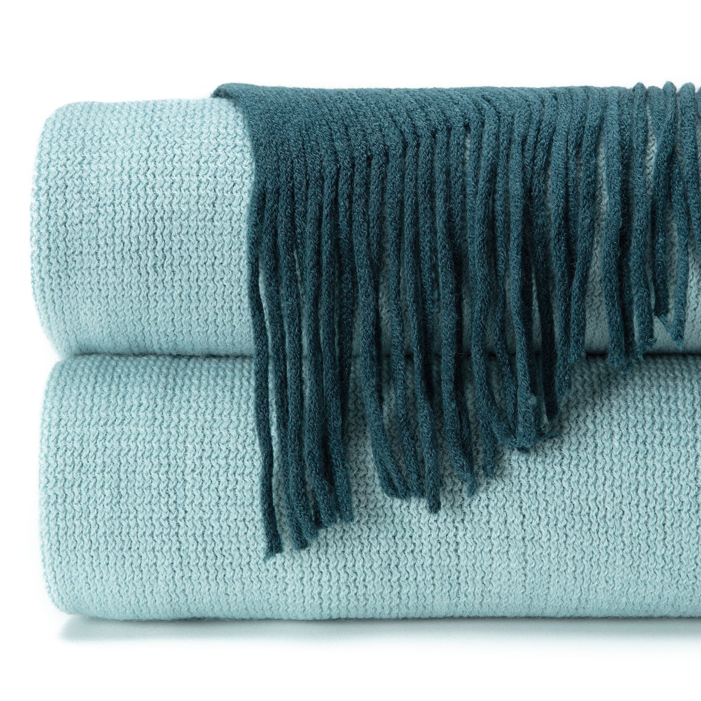 Rynx | Ombre Fringe Throw Blanket