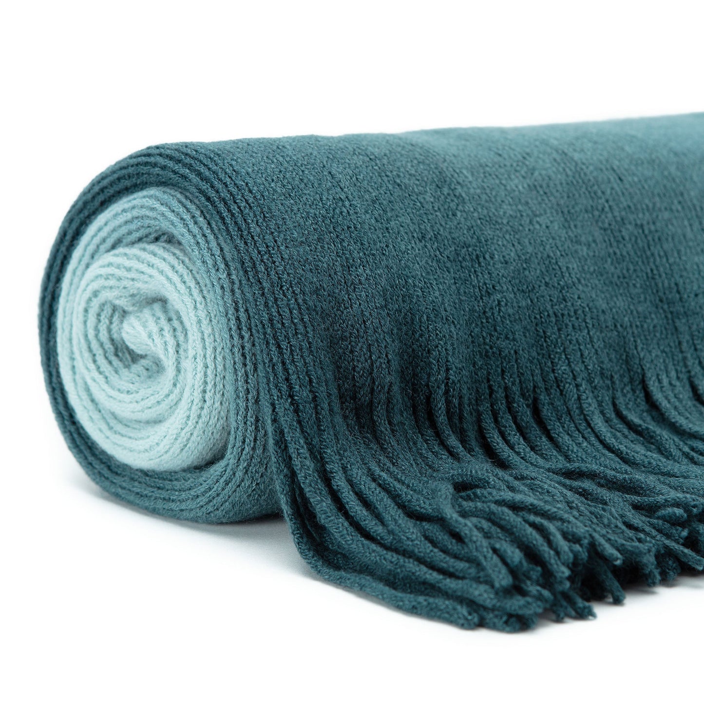 Rynx | Ombre Fringe Throw Blanket