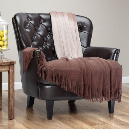 Rynx | Ombre Fringe Throw Blanket