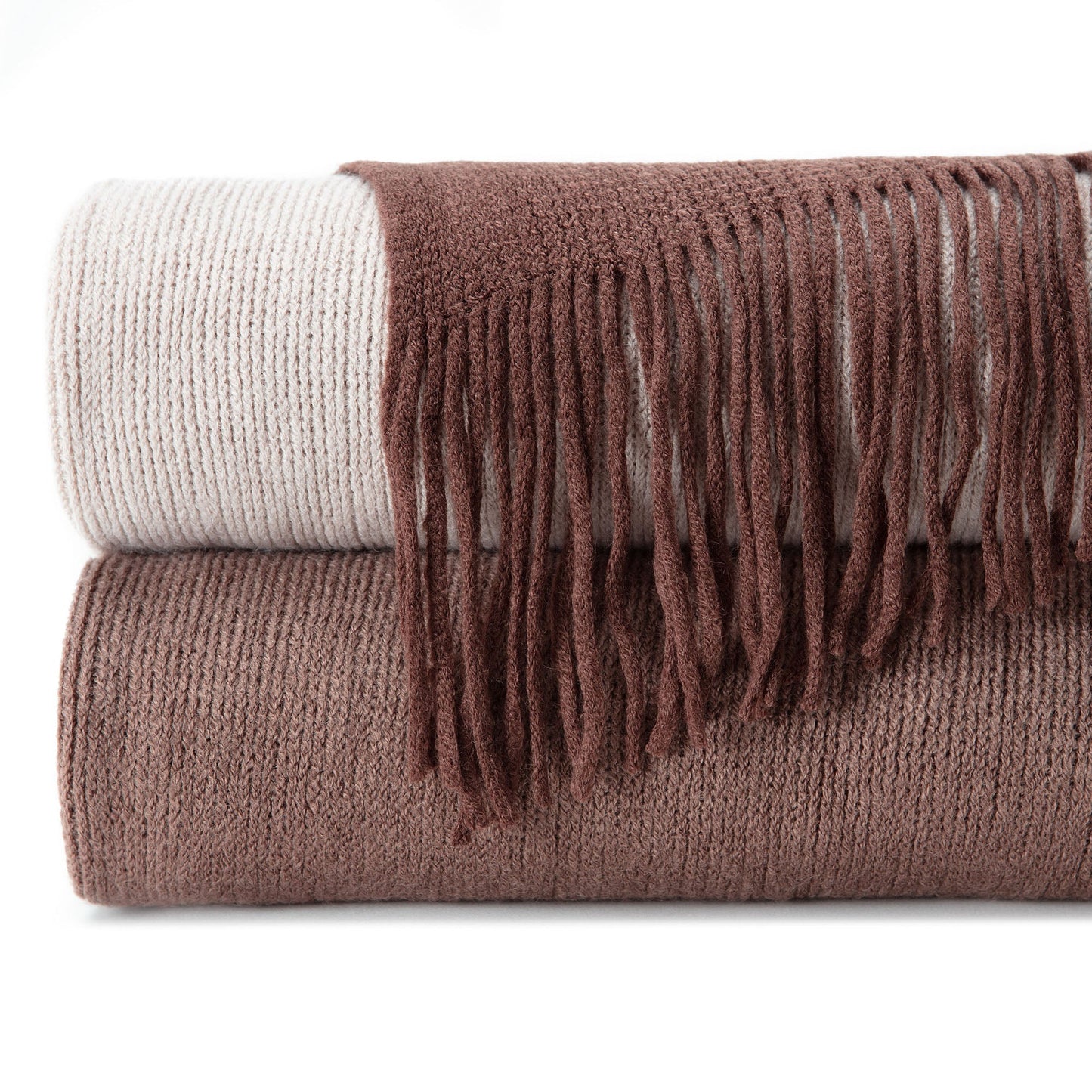 Rynx | Ombre Fringe Throw Blanket