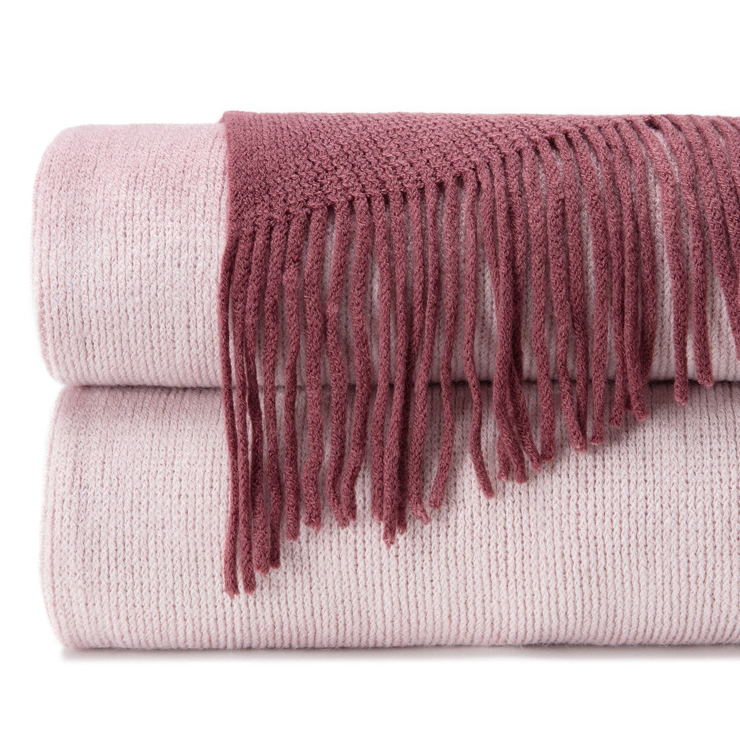 Rynx | Ombre Fringe Throw Blanket