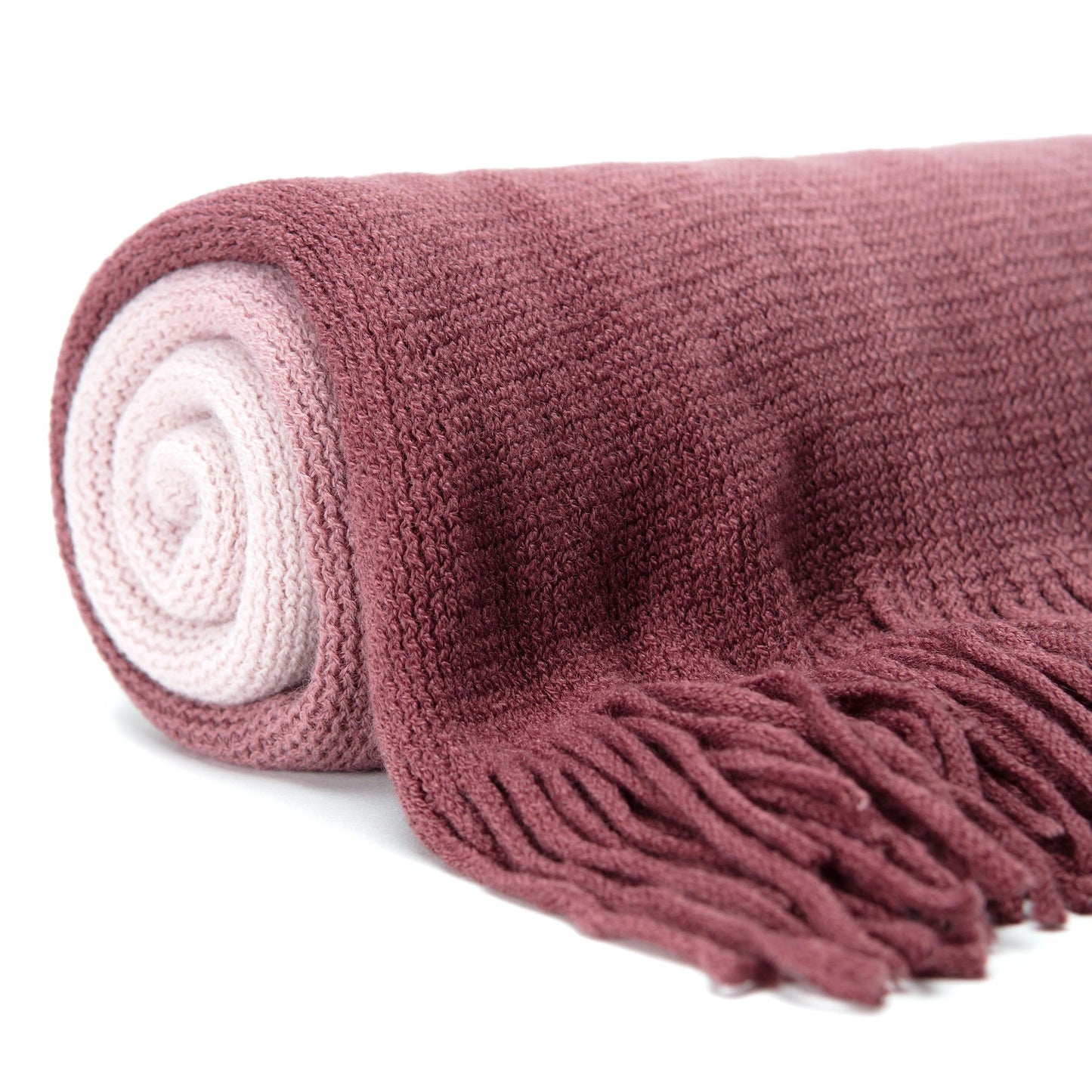 Rynx | Ombre Fringe Throw Blanket