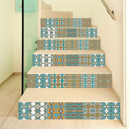 Rynx | Transform your stairs with stylish abstract geometric decals