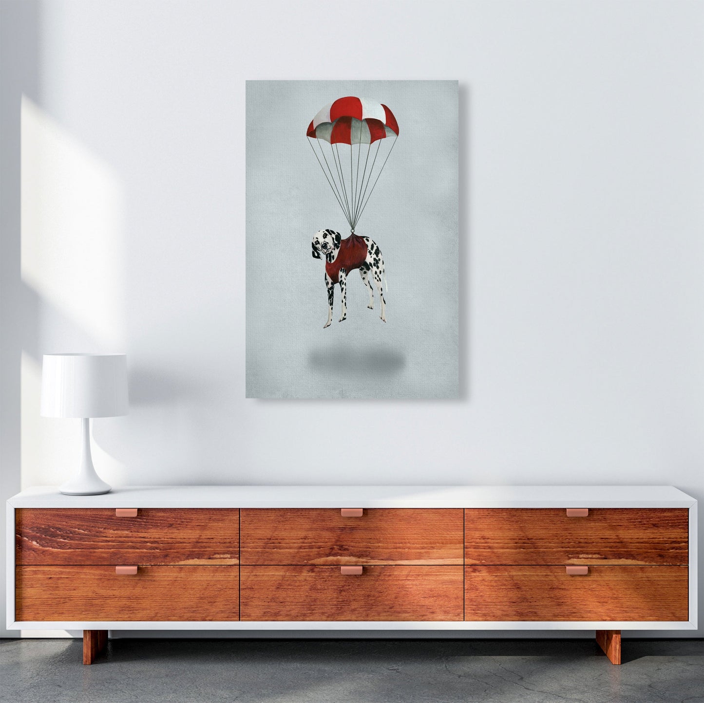 Rynx | Dalmatian Parachute Art Print by Coco Deparis