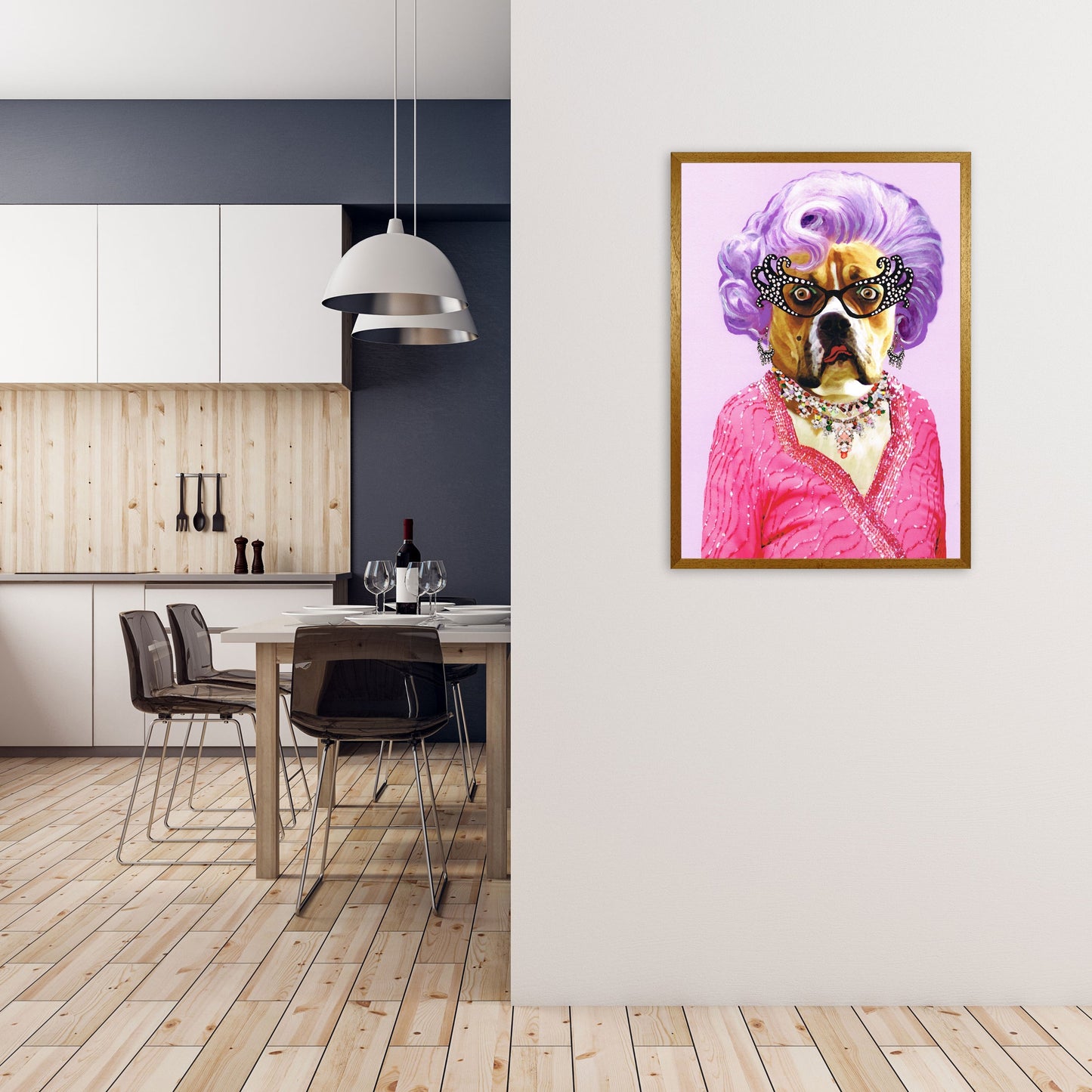 Rynx | Lady Edna Art Print by Coco Deparis
