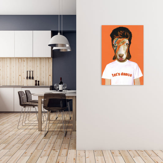 Rynx | David Bowie Goat Art Print by Coco Deparis