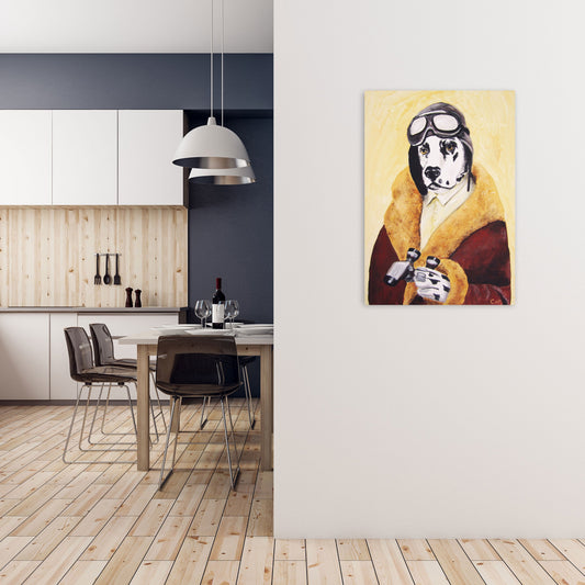 Rynx | Dalmatian Pilot Art Print by Coco Deparis