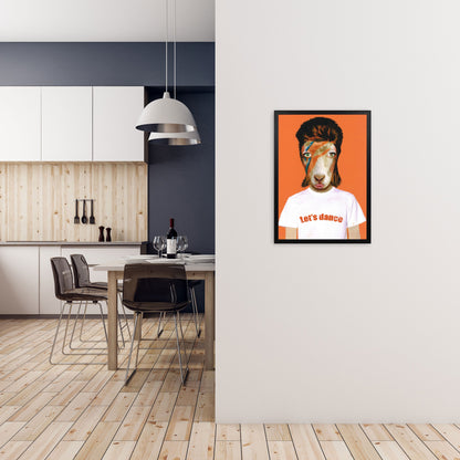 Rynx | David Bowie Goat Art Print by Coco Deparis