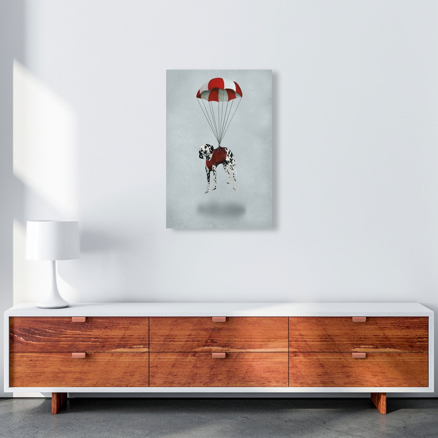 Rynx | Dalmatian Parachute Art Print by Coco Deparis