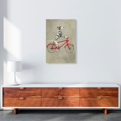 Rynx | Dalmatian On Bicycle Art Print by Coco Deparis