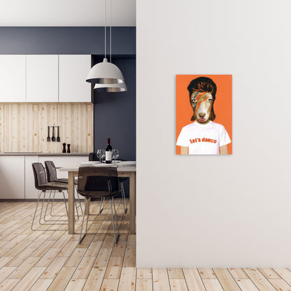 Rynx | David Bowie Goat Art Print by Coco Deparis