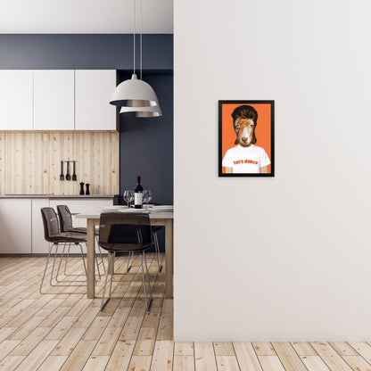 Rynx | David Bowie Goat Art Print by Coco Deparis