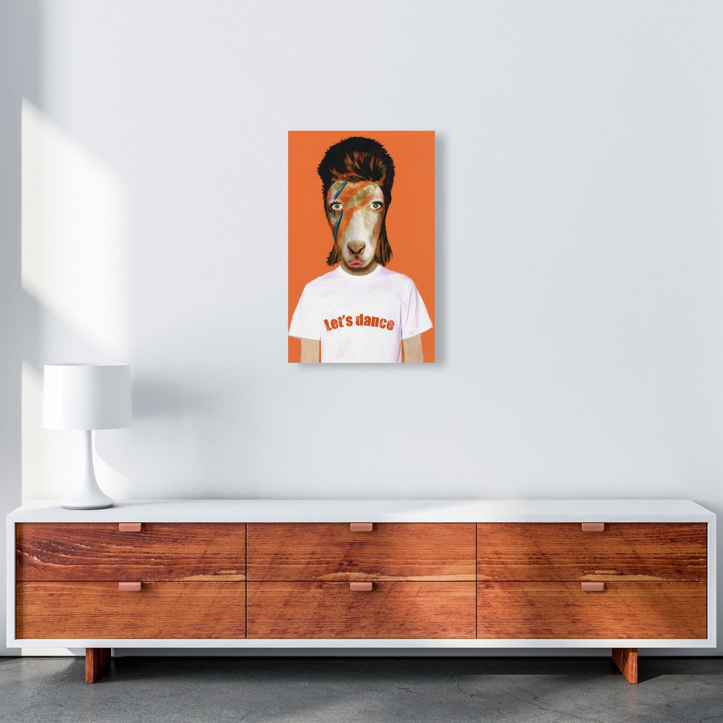 Rynx | David Bowie Goat Art Print by Coco Deparis