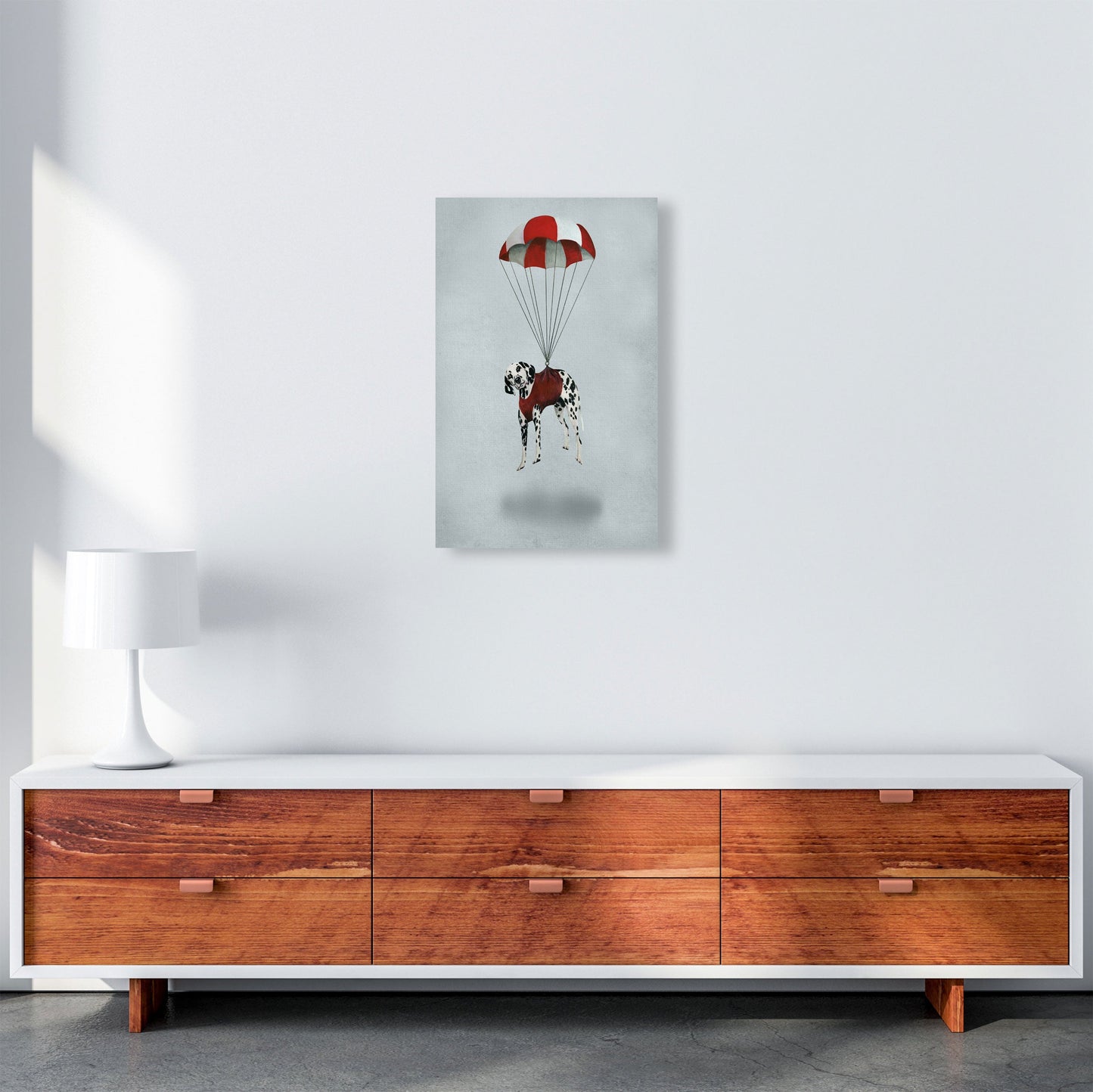 Rynx | Dalmatian Parachute Art Print by Coco Deparis
