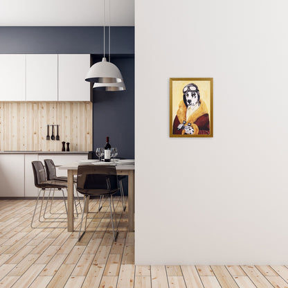 Rynx | Dalmatian Pilot Art Print by Coco Deparis