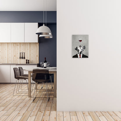 Rynx | Dalmatian With Wine Glass Art Print by Coco Deparis