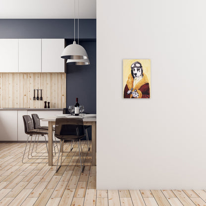 Rynx | Dalmatian Pilot Art Print by Coco Deparis