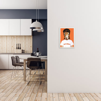 Rynx | David Bowie Goat Art Print by Coco Deparis