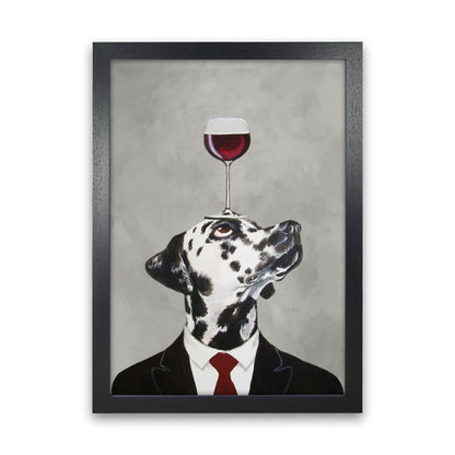 Rynx | Dalmatian With Wine Glass Art Print by Coco Deparis