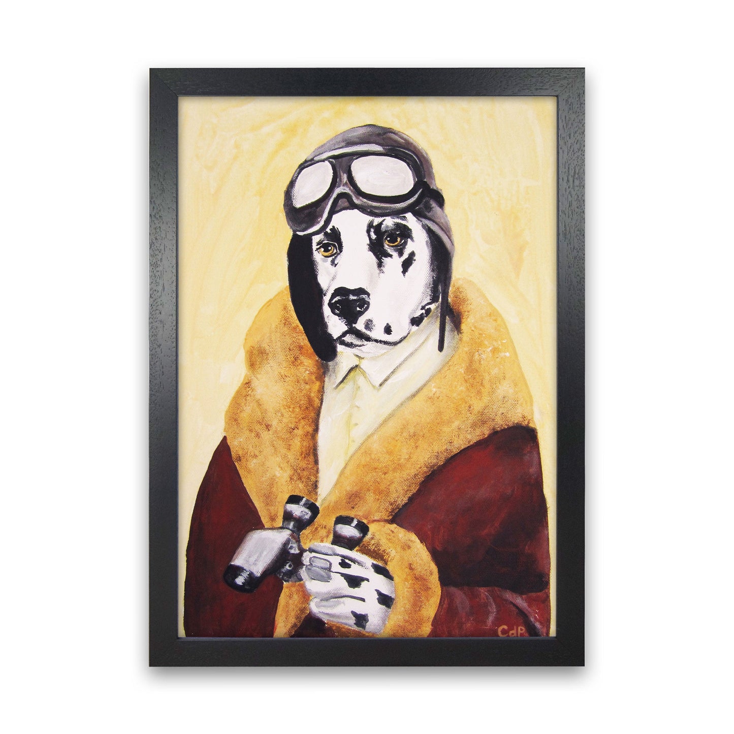 Rynx | Dalmatian Pilot Art Print by Coco Deparis