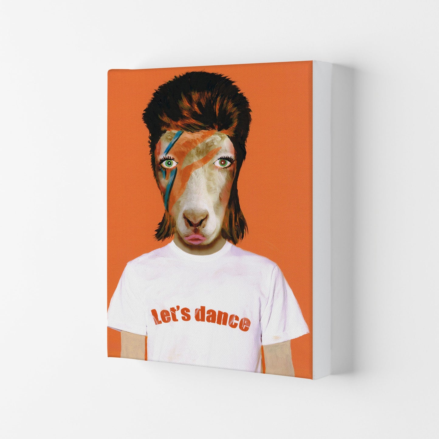 Rynx | David Bowie Goat Art Print by Coco Deparis
