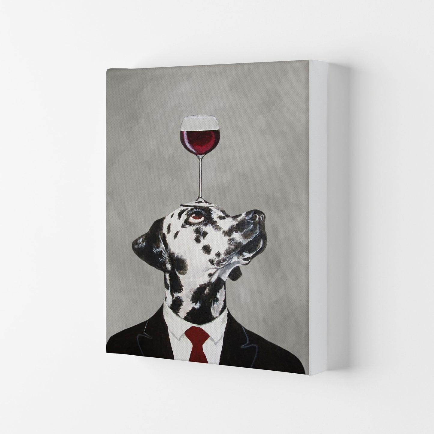 Rynx | Dalmatian With Wine Glass Art Print by Coco Deparis
