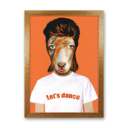 Rynx | David Bowie Goat Art Print by Coco Deparis