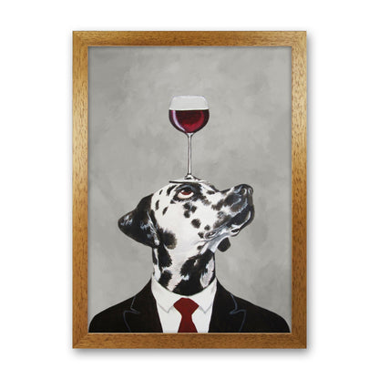 Rynx | Dalmatian With Wine Glass Art Print by Coco Deparis