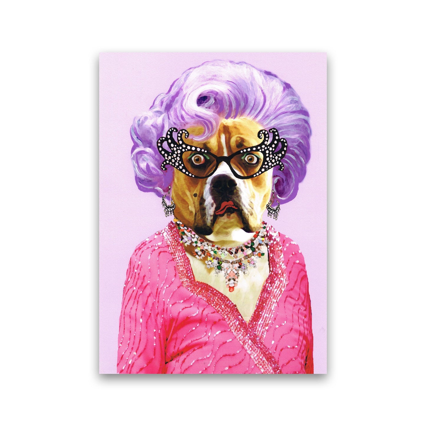 Rynx | Lady Edna Art Print by Coco Deparis
