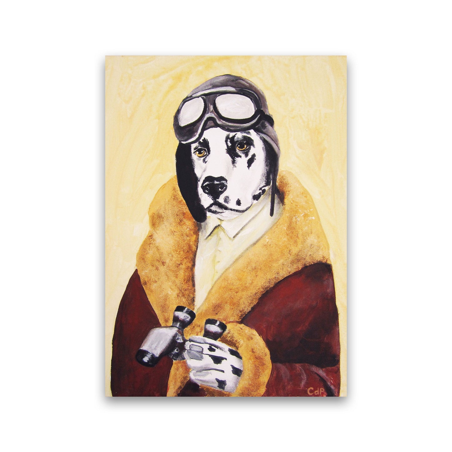 Rynx | Dalmatian Pilot Art Print by Coco Deparis