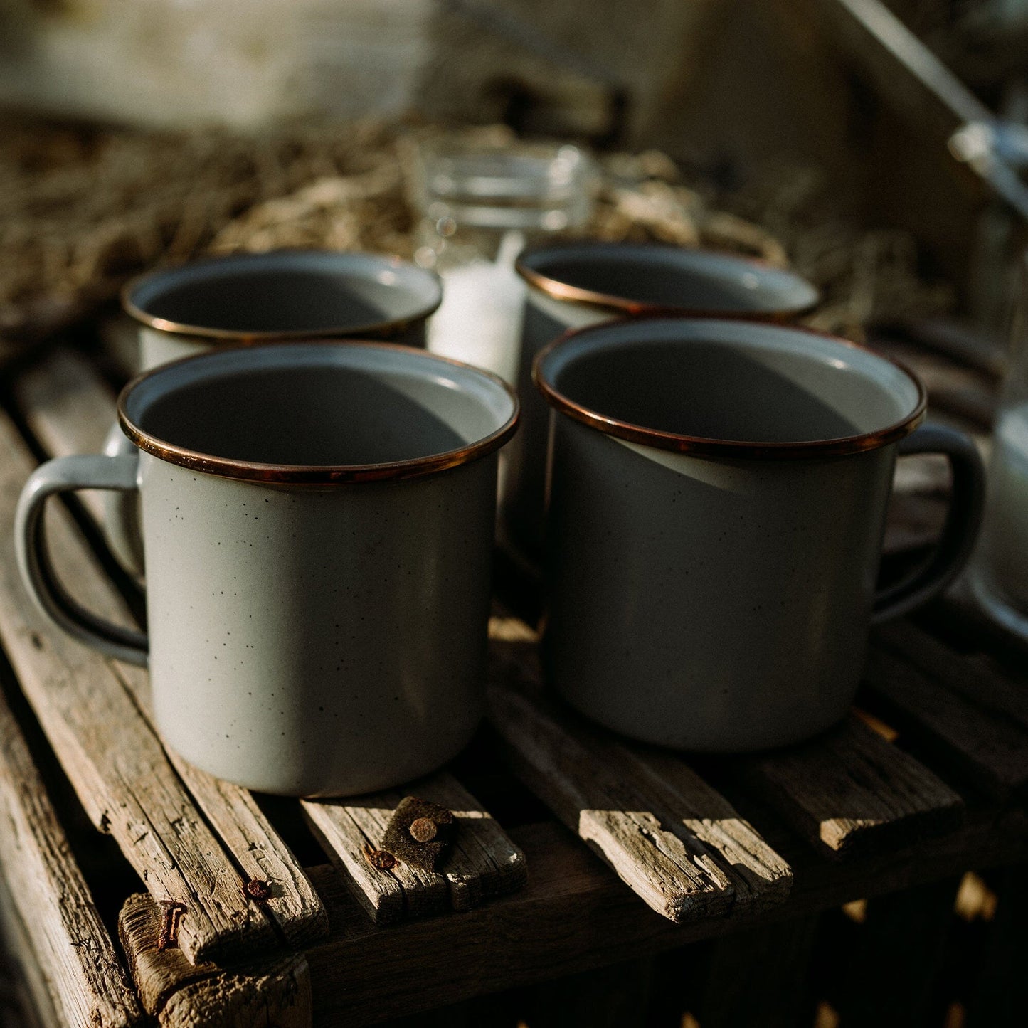 Rynx | Enamelled Tableware Collection - Slate Grey