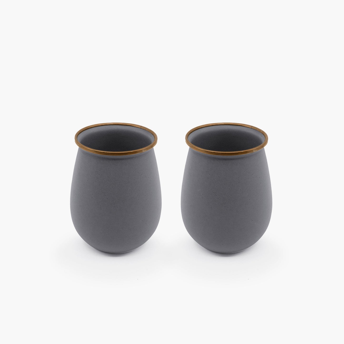 Rynx | Enamelled Tableware Collection - Slate Grey
