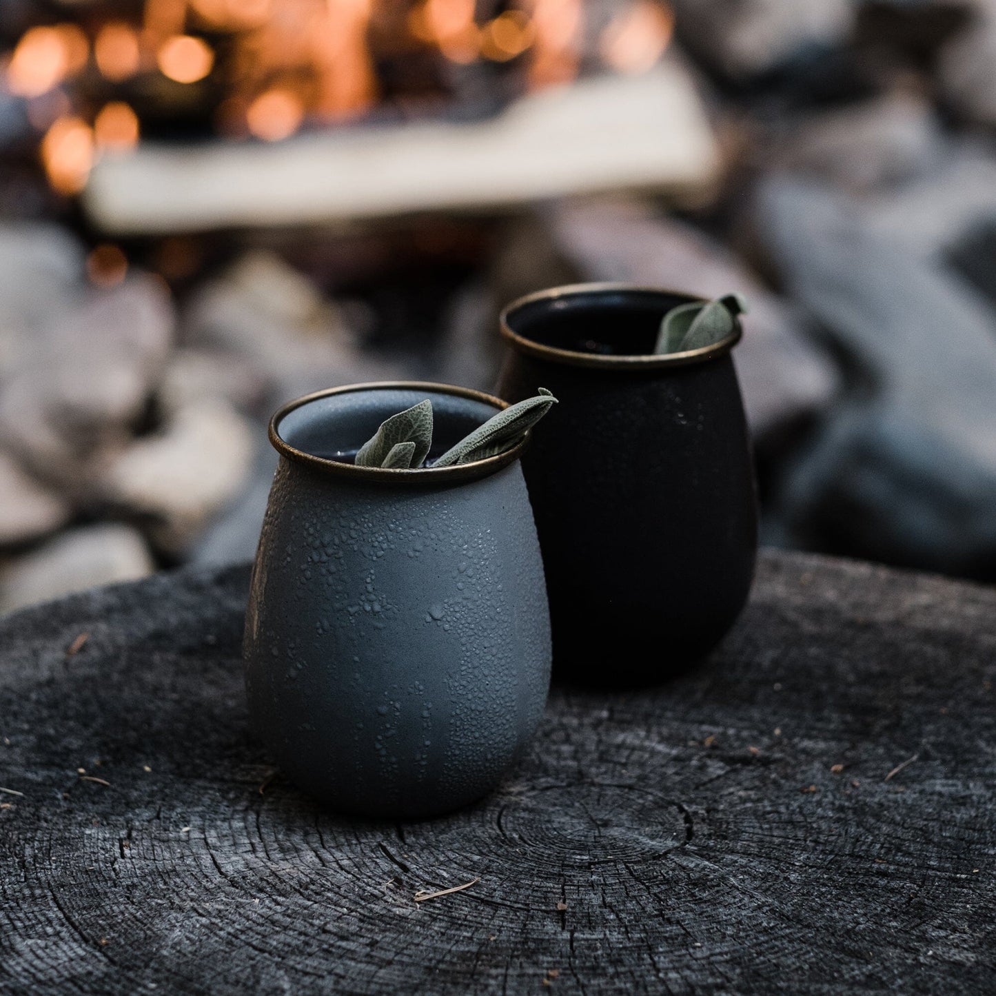 Rynx | Enamelled Tableware Collection - Slate Grey
