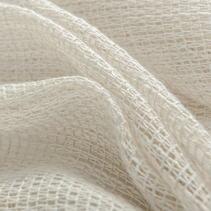 Rynx | Eden Soft Woven Texture Sheer Curtains Linen Linen Tulle