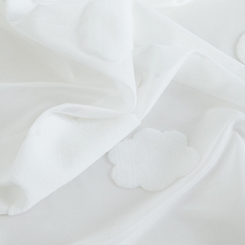 Rynx | Nora Sky Pattern Sheer Curtains Pleated
