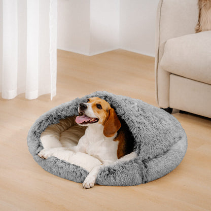 RYNX | Plush Semi-Enclosed Pet Nest Pita Bed For Dogs
