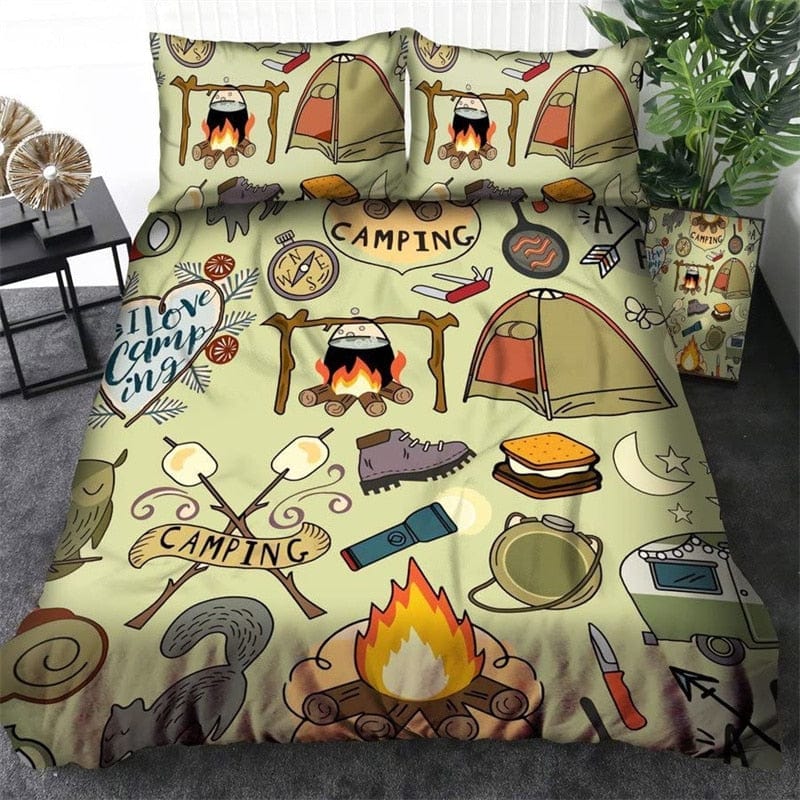 Rynx | Camping Sweet Camping Duvet Cover Set