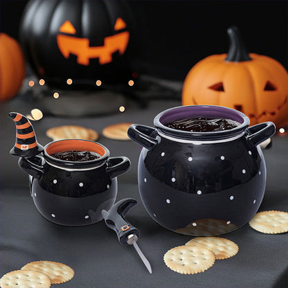 Rynx | Kettle dip bowl with spreader, set of 2