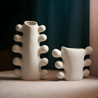 Rynx | Elysian Bloom Minimalist ceramic vase