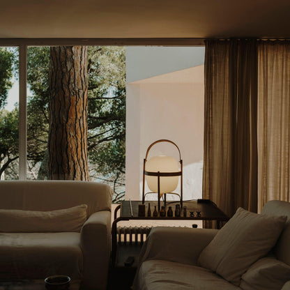 Rynx | Portable Lantern Glass Table Lamp