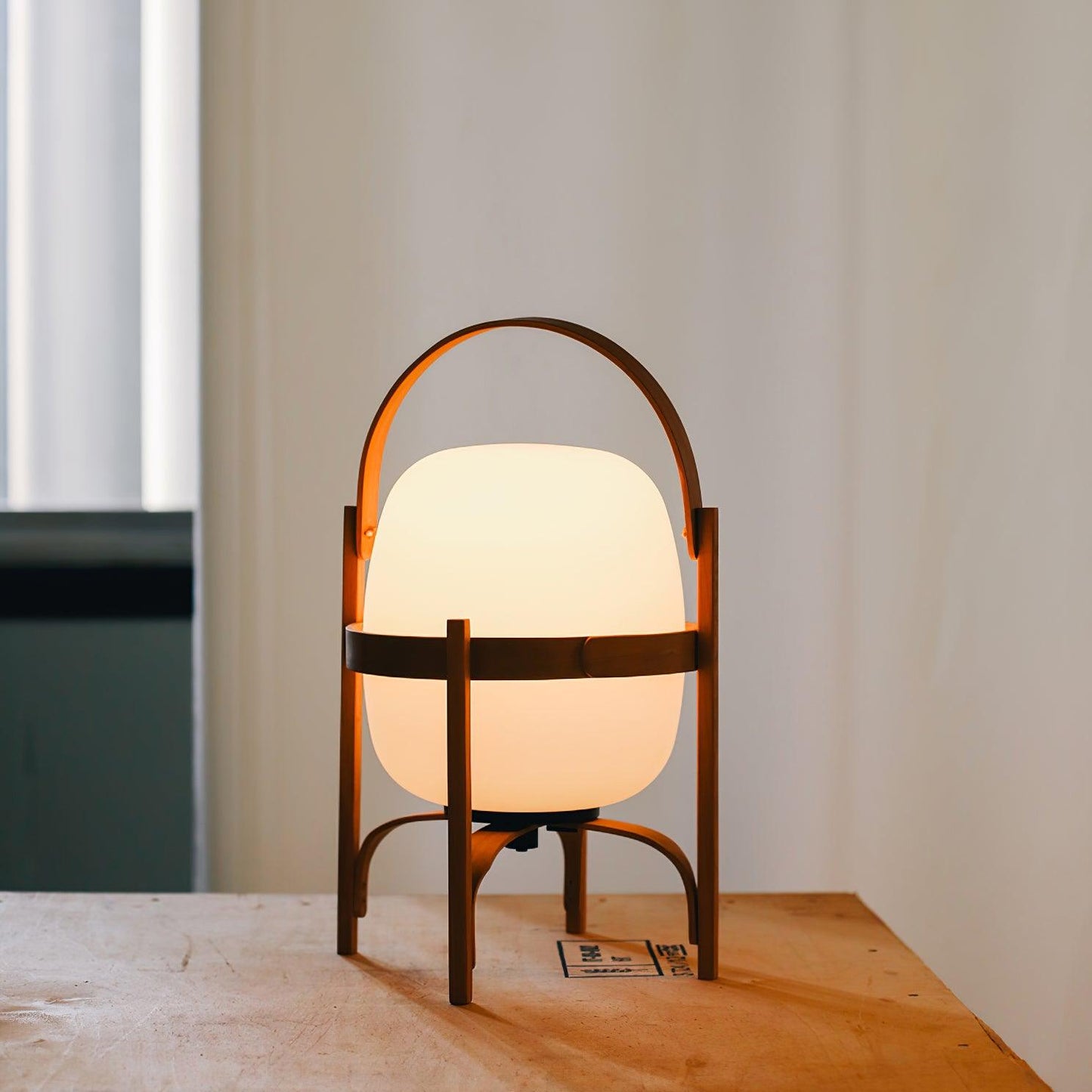 Rynx | Portable Lantern Glass Table Lamp